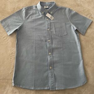 NWT Gap Boy Oxford Short Sleeve Shirt Size:10